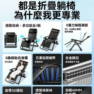午憩寶折疊躺椅 家用休閑椅 老人陽臺靠背椅子 辦公室午休坐睡兩用(折疊躺椅 老人躺椅 辦公坐睡兩用)