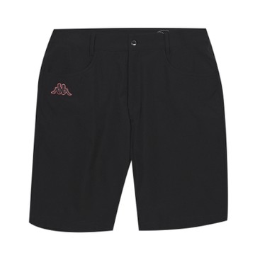 KAPPA義大利女款平織休閒短褲 黑 31181DW005