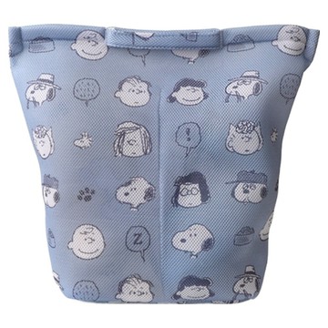 norns Peanuts 史努比手提洗衣袋  1個  綜合人物 藍色