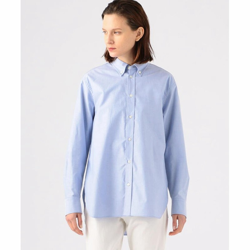 Macphee マカフィー ファインコットンオックスフォード ボタンダウンシャツ レディース 61ライトブルー 通販 Lineポイント最大1 0 Get Lineショッピング