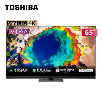 TOSHIBA東芝 REGZA 65型4K 144Hz QD Mini LED 智慧顯示器 65Z870NP