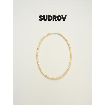SUDROV素覺項鏈 新款氣質淡水珍珠串珠頸鏈女時尚鎖骨鏈禮物