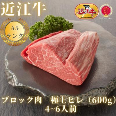 ふるさと納税 滋賀県 ブロック肉　極上ヒレ(600g)