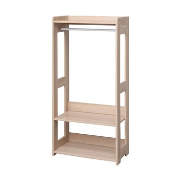 IRIS OHYAMA 愛麗思歐雅瑪 童心木製掛衣架 KWR-1260  32 x 60 x 120cm  原木色