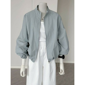 韓國防曬衣女薄款外套休閑沖鋒衣春夏戶外休閑百搭夾克女 大尺碼外套 大尺碼上衣 薄外套 大尺碼女裝 防曬外套