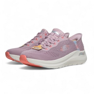 SKECHERS 休閒鞋 ARCH FIT 2.0 粉 寬楦 瞬穿 健走鞋 女 150066WMVMT