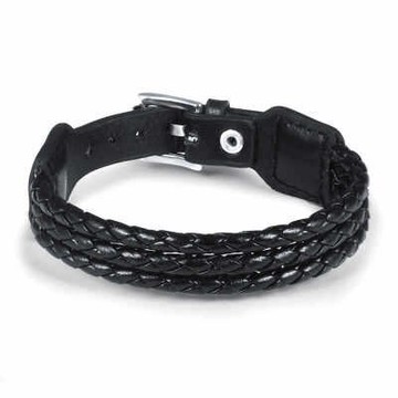 真皮手環 鈦鋼手鍊-簡約經典多圈造型生日情人節禮物男飾品73cq98【獨家進口】【米蘭精品】