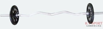 【H.Y SPORT】強生槓心 W型長槓心 槓心(47吋)『免運』