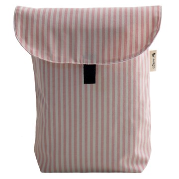 Semoms 尿布收納包  條紋粉紅色  20 x 5 x 25cm