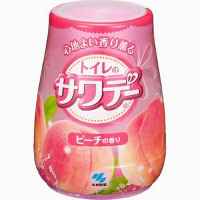香り薫るサワデー ピーチ&シャンパン 140g ＊小林製薬 サワデー 芳香剤 消臭剤 部屋用 置き型