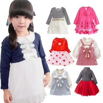 Baby童衣 中小女童粉色珍珠條紋紗裙洋裝 女寶寶愛心蓬蓬裙洋裝 女童兔子寶寶網紗洋裝 88620