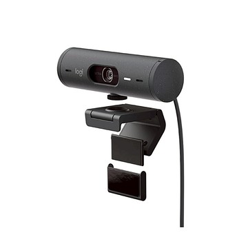 Logitech 羅技【Brio 500】網路攝影機 公司貨 石墨黑/珍珠白/玫瑰粉