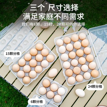 台灣熱賣鷄蛋收納盒冰箱專用食品級保鮮盒子廚房收納整理神器放裝鷄蛋架託0401 KKHS