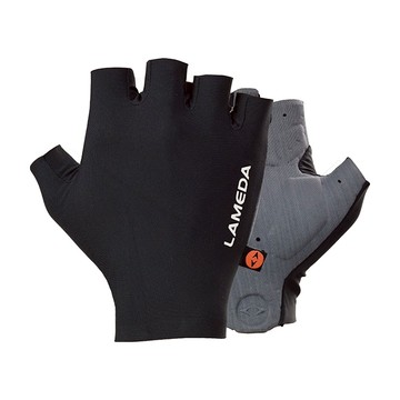 Lameda 自行車運動彈性襯墊半指手套  黑色  1套  M