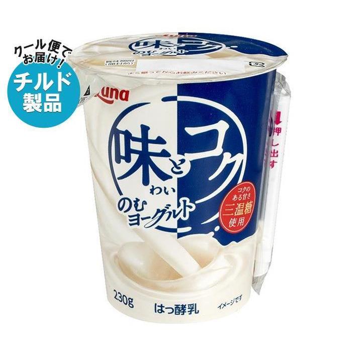 日本ルナ 味わいとコク のむヨーグルト 230g×6本入｜ 送料無料