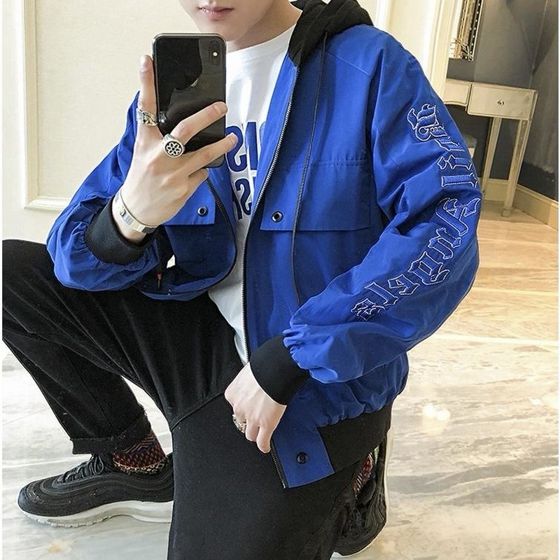 ジップアップブルゾン ジャンパー アウター メンズ 春秋冬