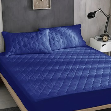 伊舒爾 3m銀離子防水保潔墊，6x7尺  7尺  深藍