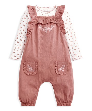 花雨花香-吊帶褲套裝9-12m