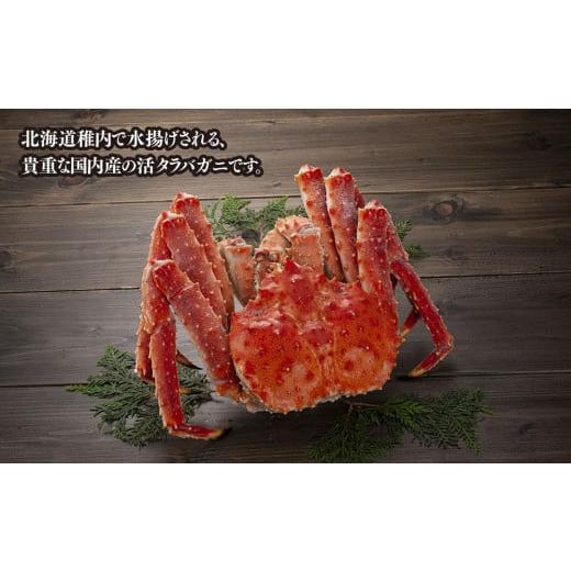 ふるさと納税 北海道 旭川市 北海道産タラバガニ姿　1尾　2.5kg（冷凍）