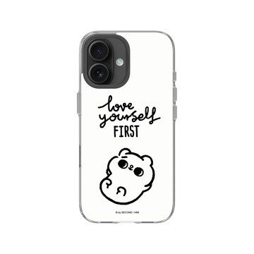 iPhone 16 Clear Case（相機按鈕） 透明 - 爽爽貓 Song Song Meow by SECOND - Love Yourself