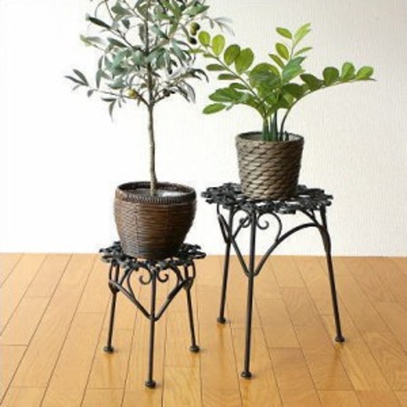 （105）アイアンフラワースタンドボート型2個セット（花器） 105）アイアンフラワースタンドボート型2個セット（花器） フラワー