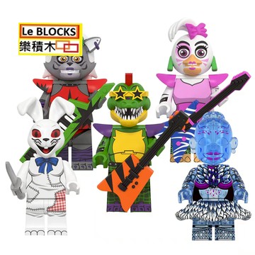 2576 樂積木【當日出貨】第三方 佛萊迪的五夜驚魂 WM6206 袋裝 兔子 氣球男孩 奇卡 抽抽樂 電玩 KF607