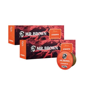 【MR.BROWN伯朗】伯朗衣索比亞義式咖啡膠囊X2盒(10入/盒)