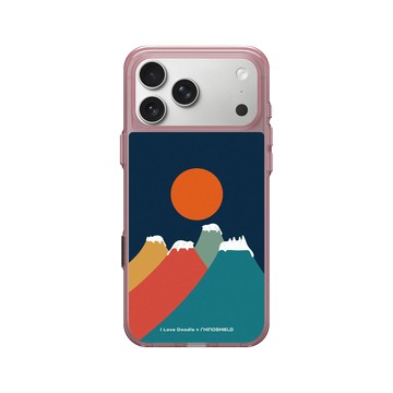 iPhone 17 Pro Max Clear (相機按鈕) 晶醺玫 - ilovedoodle (Lim Heng Swee) - Cat Landscape - Colorful Mountains 貓咪五彩山