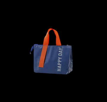 多巴胺時尚加厚防水保溫便當袋-藏青色  底部26 x 高20 x 側厚15cm  1個