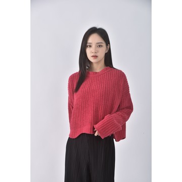 (2XL) pazzo保暖紅色毛衣二手衣