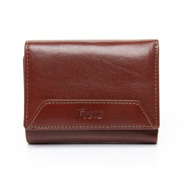 FOCUS經典原皮三折壓扣零錢短夾(FTC3328)熱銷補貨到!!