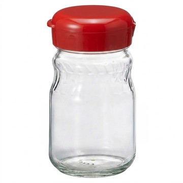 TOYO-SASAKI GLASS 東洋佐佐木 日本製 玻璃醃漬罐 紅色  1個  485ml