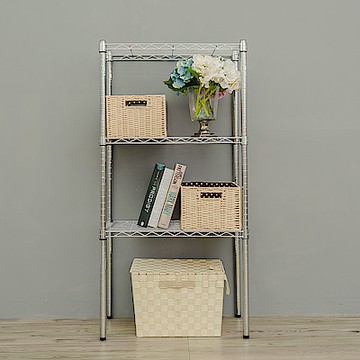 dayneeds 輕型 60x35x120cm 三層電鍍(鎖管)鐵架 波浪架/收納架/置物架