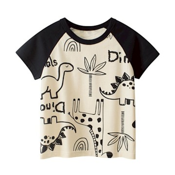 Baby童衣 夏季男童短袖T-Shirt 短袖圓領上衣 兒童短T恤 韓版百搭上衣 89130