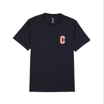 Converse Retro Chuck 男款 黑色 復古 休閒 舒適 短袖 10028410-A01