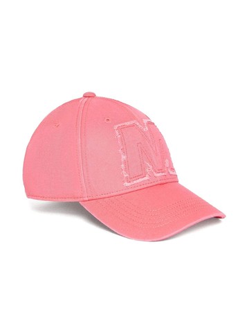 Marni Kids - logo-patch cotton cap - kids - Cotton - 42 cm - Pink