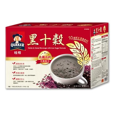 Quaker 減糖黑十穀(38gx50包/箱)