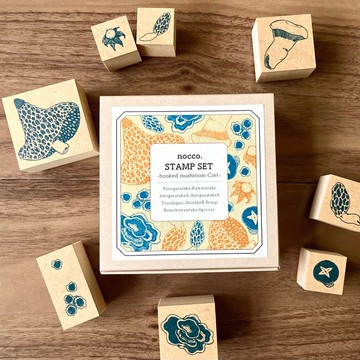 蘑菇印章 Cset / stamp set / 手章、插畫印章、文具、文具、文具、紙製品