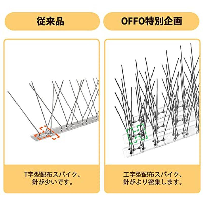 OFFO 鳥よけ 鳩よけは100%ステンレス製でアセンブリ済品です 34.5cm