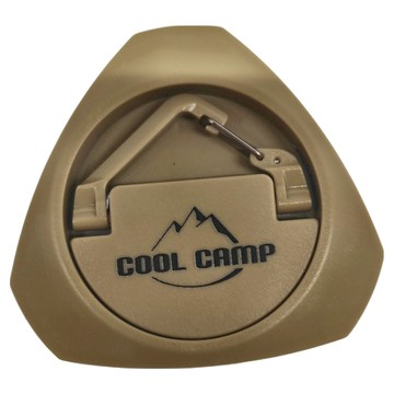 CoolCamp 三角形磁吸掛鉤  卡其色  1個