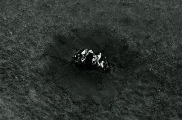 【岩蝕#004】純銀戒指 - purebring