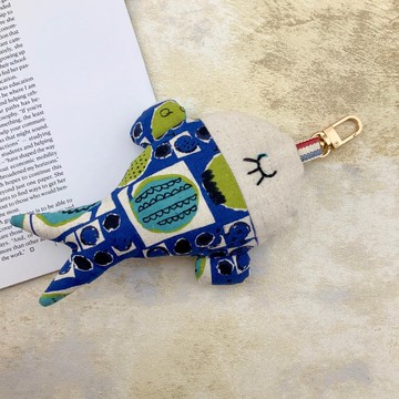 圓滾滾魚魚吊飾/鑰匙圈/書包識別/行李箱識別