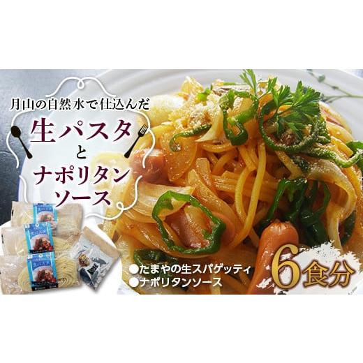 ふるさと納税 山形県 西川町 FYN9-479 たまやの生パスタ・ナポリタンセット（6食分）めん 麺 麺類 山形県 西川町