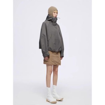 戶外沖鋒衣外套女2026年春秋新款寬松休閑防風情侶短款美式夾克潮