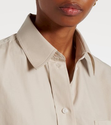 Victoria Beckham Cropped cotton shirt