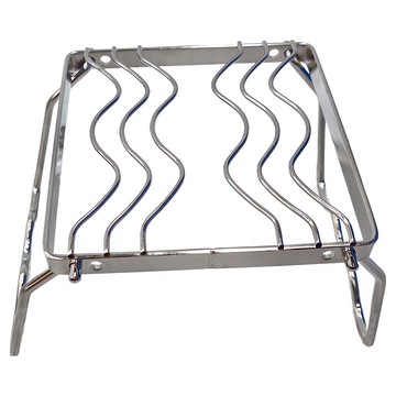 Campingmoon 柯曼 迷你兩段爐架 附袋 MS-1001 465g  展開87 x 36.5 x 20.5cm + 收納58.5 x 6.5 x 20.5cm 展開25 x 18 x 13.5cm(高檔) + 30 x 18 x 11.5 cm(低檔) + 收納16.2