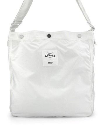 【PORTER INTERNATIONAL】GERARD 斜背包(M)91000-00220(白色)