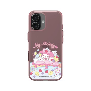 iPhone 17 Clear (相機按鈕) 晶醺玫 - 三麗鷗-美樂蒂 My Melody - 甜點時刻