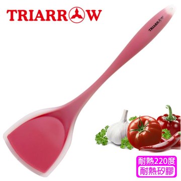 三箭牌 透明耐熱矽膠鍋鏟(紅)HD-S33R