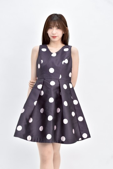 (S) 【唐玲私服】無袖紫色洋裝